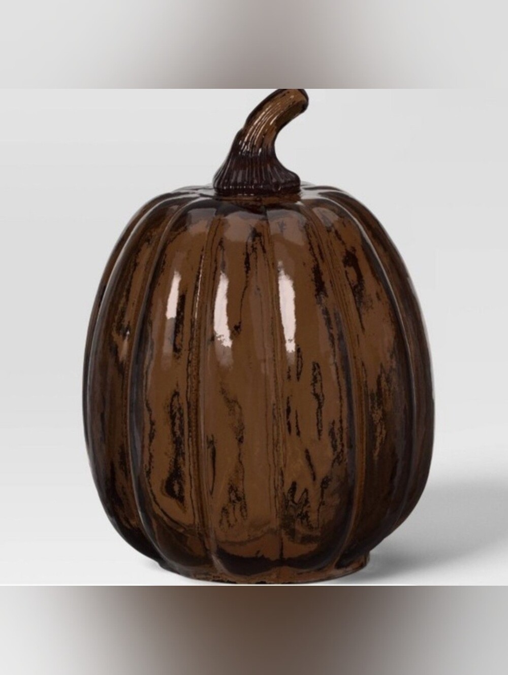 Threshold Small Glass Pumpkin Amber